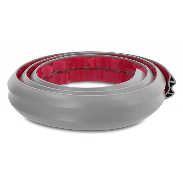 DELOCK κανάλι καλωδίων 20767 με αυτοκόλλητο, εύκαμπτο PVC, 50x14mm, 2m, γκρι - Τακτοποίηση Καλωδίων