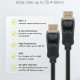 GOOBAY καλώδιο DisplayPort 74777, VESA Certified, 8K/60Hz, 32.4 Gbps, 1m, μαύρο