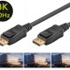 GOOBAY καλώδιο DisplayPort 74777, VESA Certified, 8K/60Hz, 32.4 Gbps, 1m, μαύρο