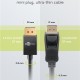 GOOBAY καλώδιο DisplayPort 77443, 8K/120Hz, 40 Gbps, 2m, μαύρο