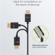 GOOBAY καλώδιο DisplayPort 77443, 8K/120Hz, 40 Gbps, 2m, μαύρο