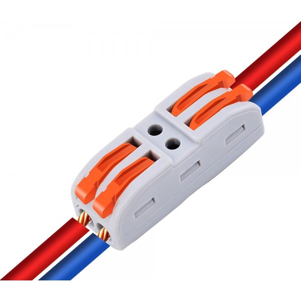 POWERTECH κλέμα σύνδεσης καλωδίων TOOL-0103, 2pin προς 2pin, 10τμχ - Service & Εργαλεία