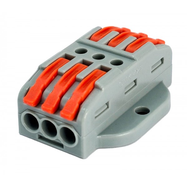 POWERTECH κλέμα σύνδεσης καλωδίων TOOL-0106, 3pin προς 3pin, 10τμχ - Service & Εργαλεία