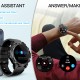 INTIME smartwatch G6 με 2x λουράκια, heart rate, 1.43" AMOLED, GPS, 5ATM, μαύρο