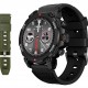 INTIME smartwatch G6 με 2x λουράκια, heart rate, 1.43" AMOLED, GPS, 5ATM, μαύρο