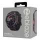 ZEBLAZE smartwatch Stratos 4 με φακό, heart rate, 1.43" AMOLED, GPS, 5 ΑΤΜ, MIL-STD-810H, μαύρο