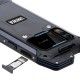 UNIWA smartphone W888, 6.3" HD+, 4/64GB, ηχείο 2W, Atex Zone 2, IP68, μαύρο