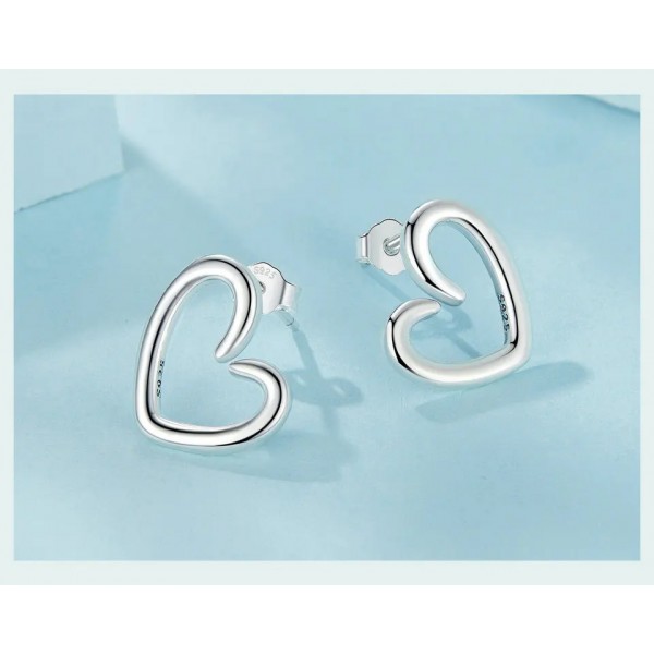 BAMOER σκουλαρίκια καρφωτά SCE1769, ασήμι 925, ασημί