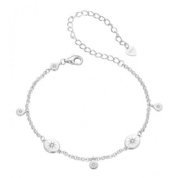 BAMOER βραχιόλι BSB182 με κυβική ζιρκόνια, ασήμι 925, ασημί - Σύγκριση Προϊόντων