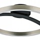 POWERTECH LED φωτιστικό οροφής HLL-0200, 29W, 4000K, Φ38x10cm, ασημί/μαύρο