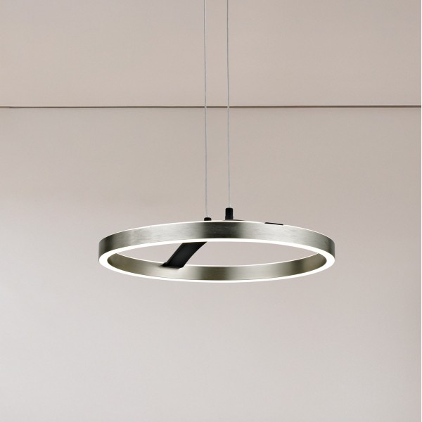 POWERTECH LED φωτιστικό οροφής HLL-0202, 29W, 4000K, Φ38x120cm, ασημί/μαύρο - Φωτιστικά Οροφής