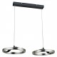 POWERTECH LED φωτιστικό οροφής HLL-0203, 42W, 4000K, 70x30x120cm, ασημί/μαύρο