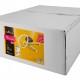 POWERTECH LED φωτιστικό οροφής HLL-0206, 40W, 4000K, Φ53x26cm, οπάλ χρυσό/μαύρο