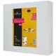 POWERTECH LED φωτιστικό οροφής HLL-0201, 29W, 4000K, Φ38x120cm, χρυσό/μαύρο
