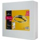 POWERTECH LED φωτιστικό οροφής HLL-0200, 29W, 4000K, Φ38x10cm, ασημί/μαύρο