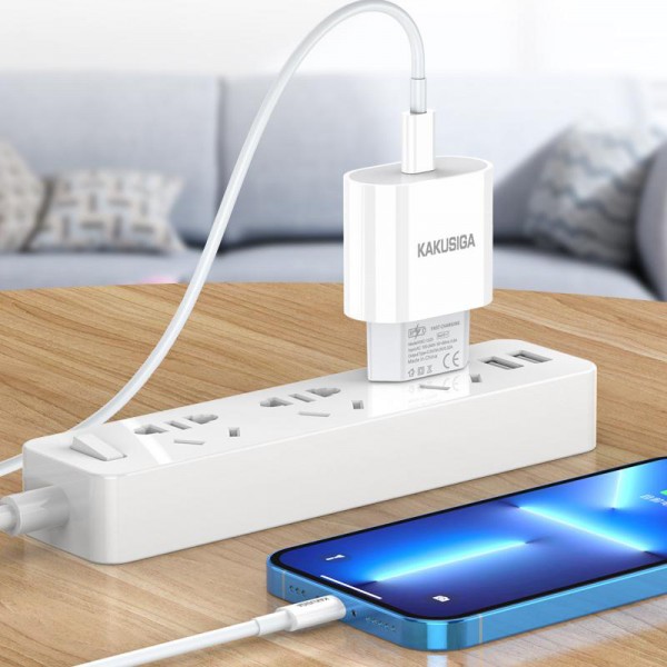 KAKUSIGA φορτιστής τοίχου KSC-1223, USB-C, 20W, λευκός - Σύγκριση Προϊόντων