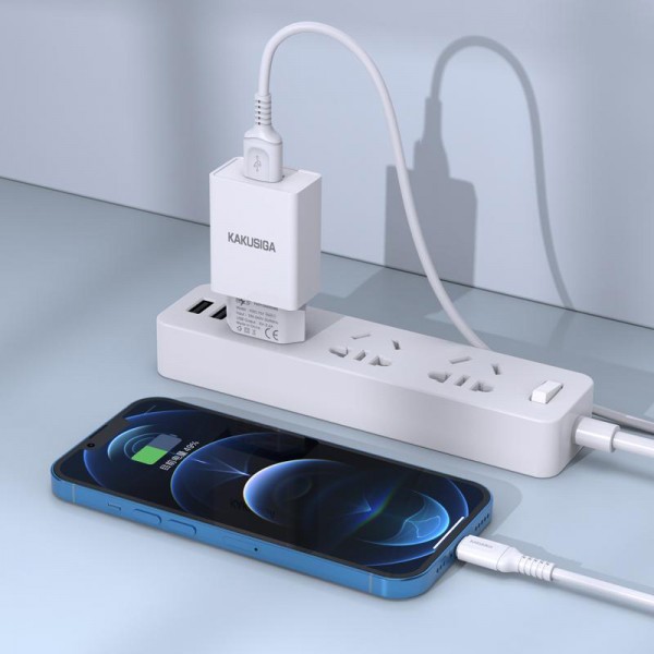 KAKUSIGA φορτιστής τοίχου KSC-930, USB, 2.4A, μαύρος - Φορτιστές Κινητών