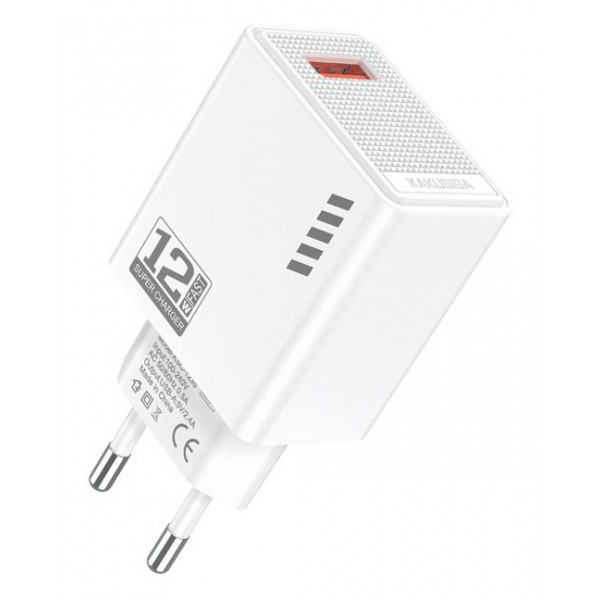 KAKUSIGA φορτιστής τοίχου KSC-1235, USB, 12W, λευκός - Σύγκριση Προϊόντων