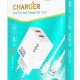 KAKUSIGA φορτιστής τοίχου KSC-1238 με καλώδιο Lightning, 2x USB, 12W, λευκός