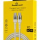 POWERTECH καλώδιο USB-C σε USB-C PTR-0167, PD 60W, copper, 1m, λευκό