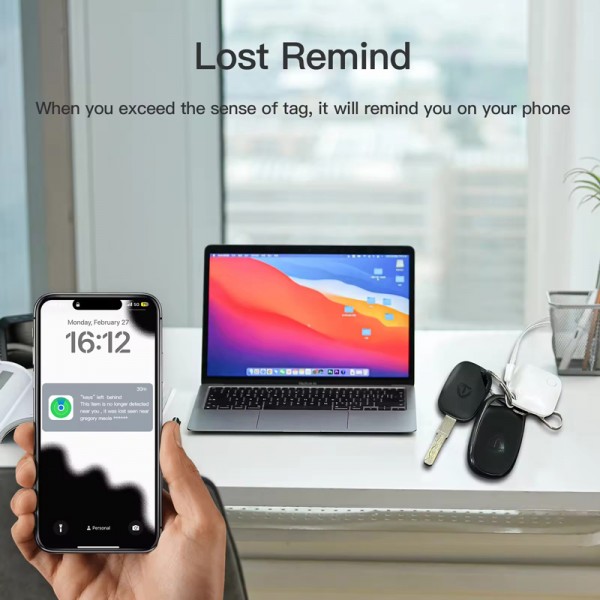 HAVEDEER smart tag ITAG03 για iOS συσκευές, Bluetooth tracker, λευκό - HAVEDEER