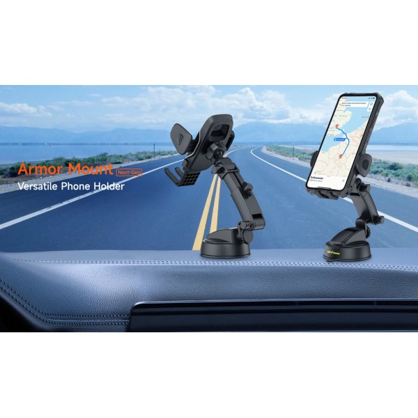 ULEFONE βάση smartphone αυτοκινήτου UAN16 για ταμπλό, μαύρη - Mobile