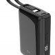 SILICON POWER power bank CP10 με καλώδιο USB-C, 2x θύρες εξόδου, 10000mAh, 20W, μαύρο