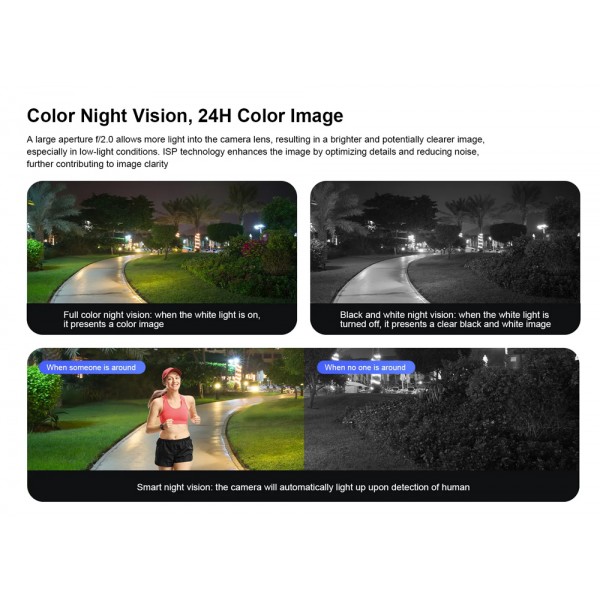 VSTARCAM smart κάμερα FC4 με φωτισμό, dual lens, 3MP, WiFi, SD, PTZ, IP66