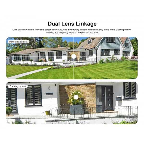 VSTARCAM smart κάμερα FC4 με φωτισμό, dual lens, 3MP, WiFi, SD, PTZ, IP66