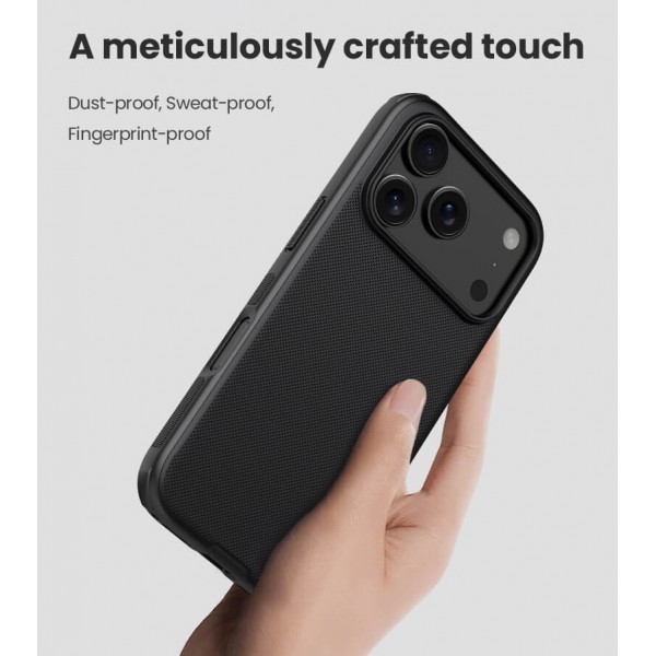 NILLKIN θήκη Super Frosted Shield Pro για Apple iPhone 17 Pro Max, μαύρη - Θήκες