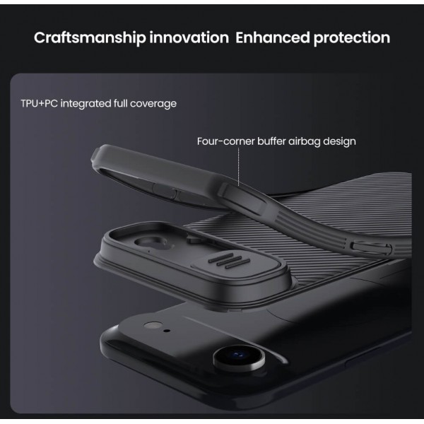 NILLKIN θήκη CamShield Pro για Apple iPhone 17 Air, μαύρη