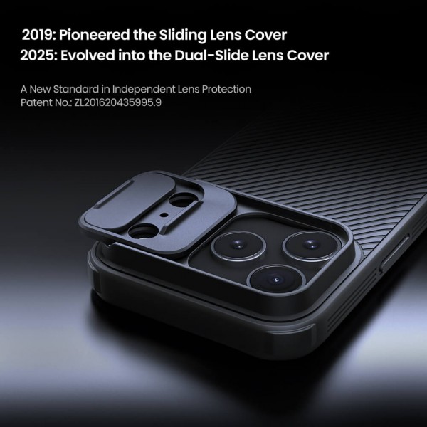 NILLKIN θήκη CamShield Pro για Apple iPhone 17 Pro, μαύρη - Θήκες