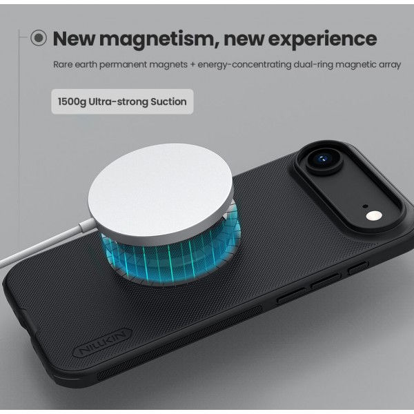NILLKIN θήκη Super Frosted Shield Pro Magnetic για Apple iPhone 17 Air, μαύρη - Θήκες