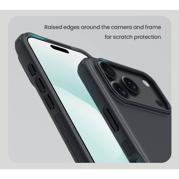 NILLKIN θήκη Super Frosted Shield Pro Magnetic για Apple iPhone 17 Pro, μαύρη