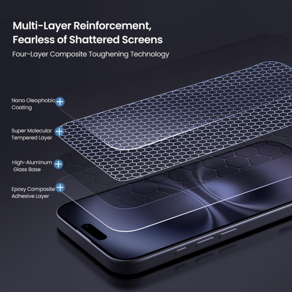 NILLKIN tempered glass 2.5D H+ Pro για Apple iPhone 17 Pro Max