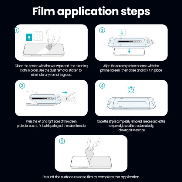 NILLKIN tempered glass 2.5D Guardian για Apple iPhone 17