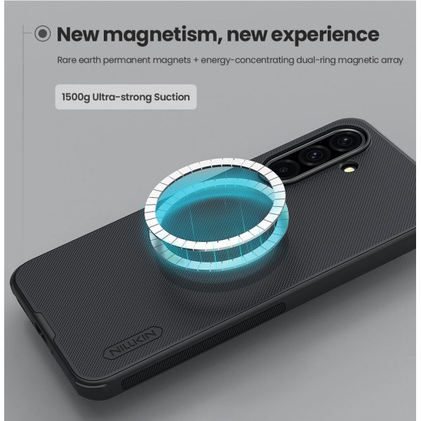 NILLKIN θήκη Super Frosted Shield Pro Magnetic για Samsung Galaxy A36 5G, μαύρη - Θήκες