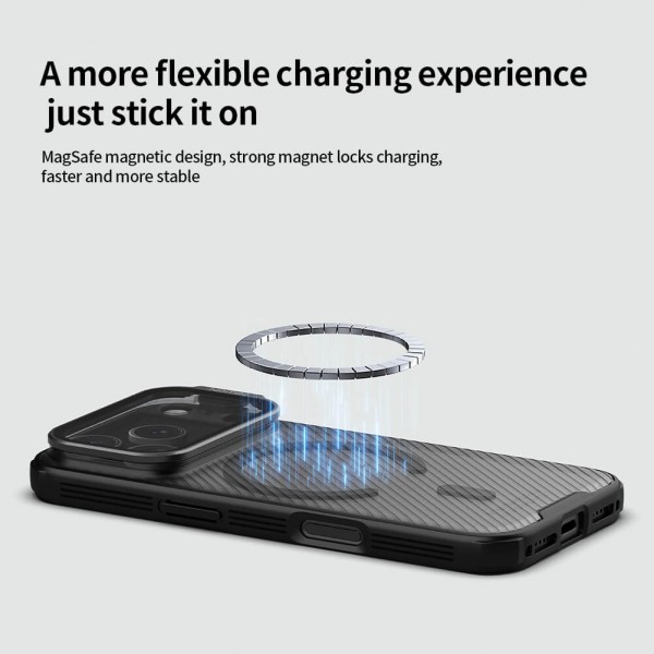 NILLKIN θήκη CamShield Prop Magnetic για Apple iPhone 17 Pro, διάφανη/μαύρη - Θήκες