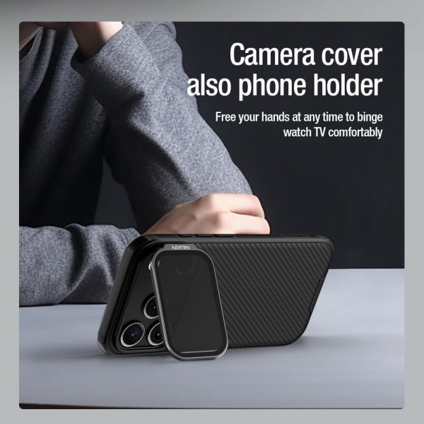 NILLKIN θήκη CamShield Prop για Apple iPhone 17 Pro, μαύρη