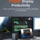 CABLETIME docking station CT-DK181-AG, 16 θυρών, USB-C σύνδεση, 100W PD, 1000Mbps, MST, γκρι