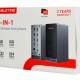 CABLETIME docking station CT-DK181-AG, 16 θυρών, USB-C σύνδεση, 100W PD, 1000Mbps, MST, γκρι