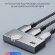 CABLETIME HDMI switch CT-HS4K2-AG, 2 σε 1, 4K/60Hz, bi-directional, γκρι