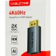CABLETIME αντάπτορας DisplayPort σε HDMI CT-DMHF4K-AG6, 4K/60Hz, γκρι