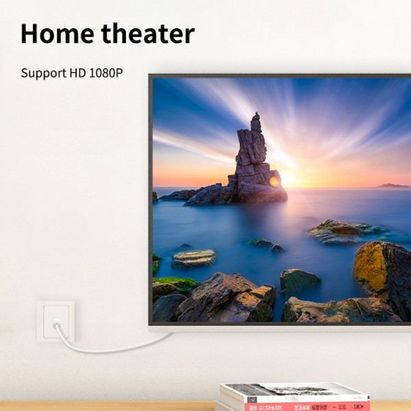 CABLETIME καλώδιο κεραίας CT-AV101-10, γωνιακό, 75 Ohm, 2m, λευκό - CABLETIME