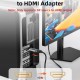 CABLETIME αντάπτορας DisplayPort σε HDMI CT-DMHF4K-AG3, 4K/30Hz, γκρι
