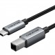 CABLETIME καλώδιο USB-C σε USB Type B CT-CMBM1, 480Mbps, 2m, μαύρο