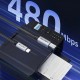 CABLETIME καλώδιο USB-C σε USB Type B CT-CMBM1, 480Mbps, 2m, μαύρο