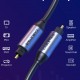 CABLETIME καλώδιο ήχου Toslink CT-AV380-P04GN, gold plated, 5mm, 3m, μαύρο