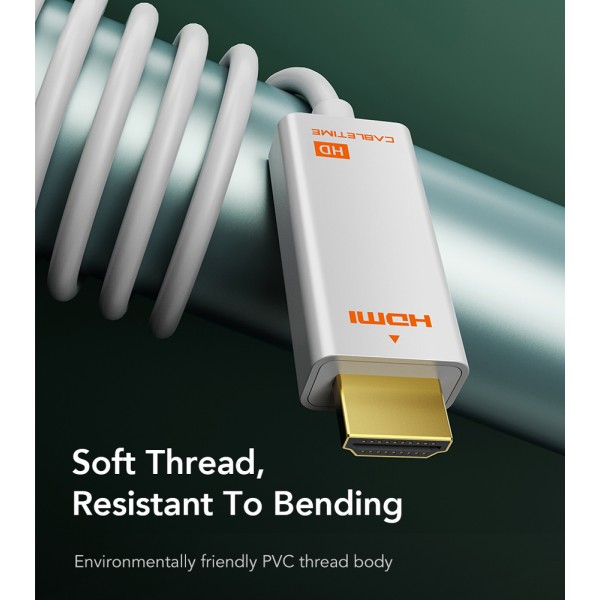 CABLETIME καλώδιο mini DisplayPort σε HDMI CT-AV588-03G, 1080p/60Hz, 1m, λευκό - Σύγκριση Προϊόντων