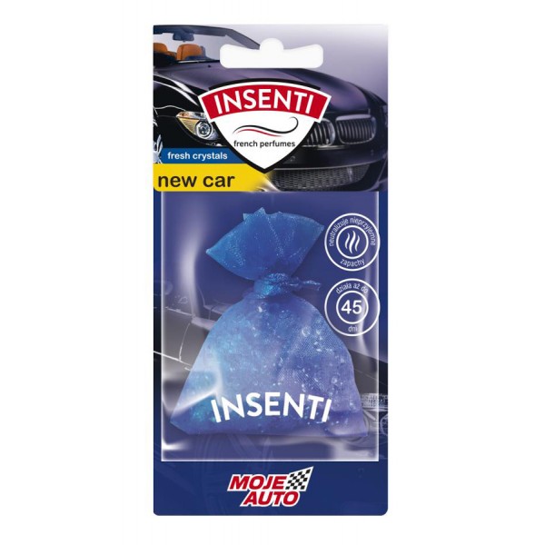 MOJE AUTO κρεμαστό αρωματικό αυτοκινήτου 15-002, new car, crystals 20g - Σπίτι & Gadgets